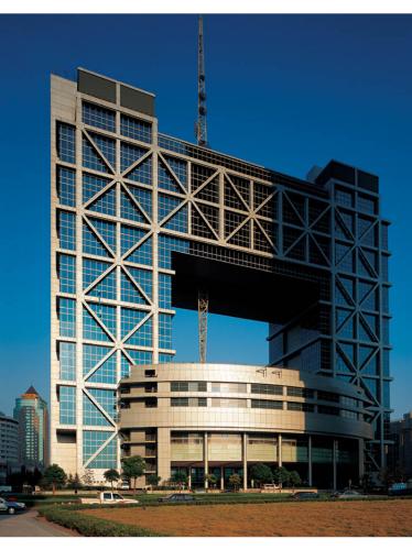 上海证券大厦建筑设计的个性，谁能说出他的建筑装饰构思来源于哪里