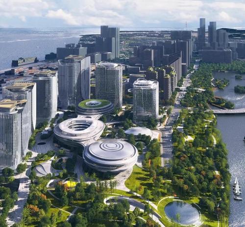 深圳企鹅岛项目成为颠覆深圳城市格局的新地标